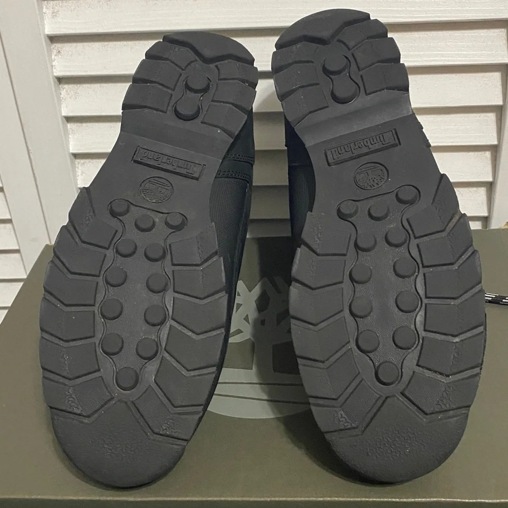 Timberland Women's Euro Sprint Mid Hiker Black Nubuck Boot - Picture 4 of 9